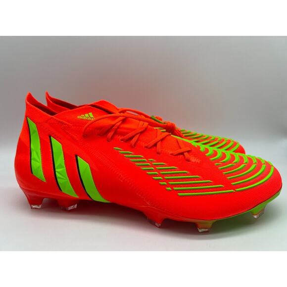 Adidas Predator Edge.1 FG Cleats Men's Soccer Shoes Solar Red GW1029 Size 11 NIB - Picture 1 of 12